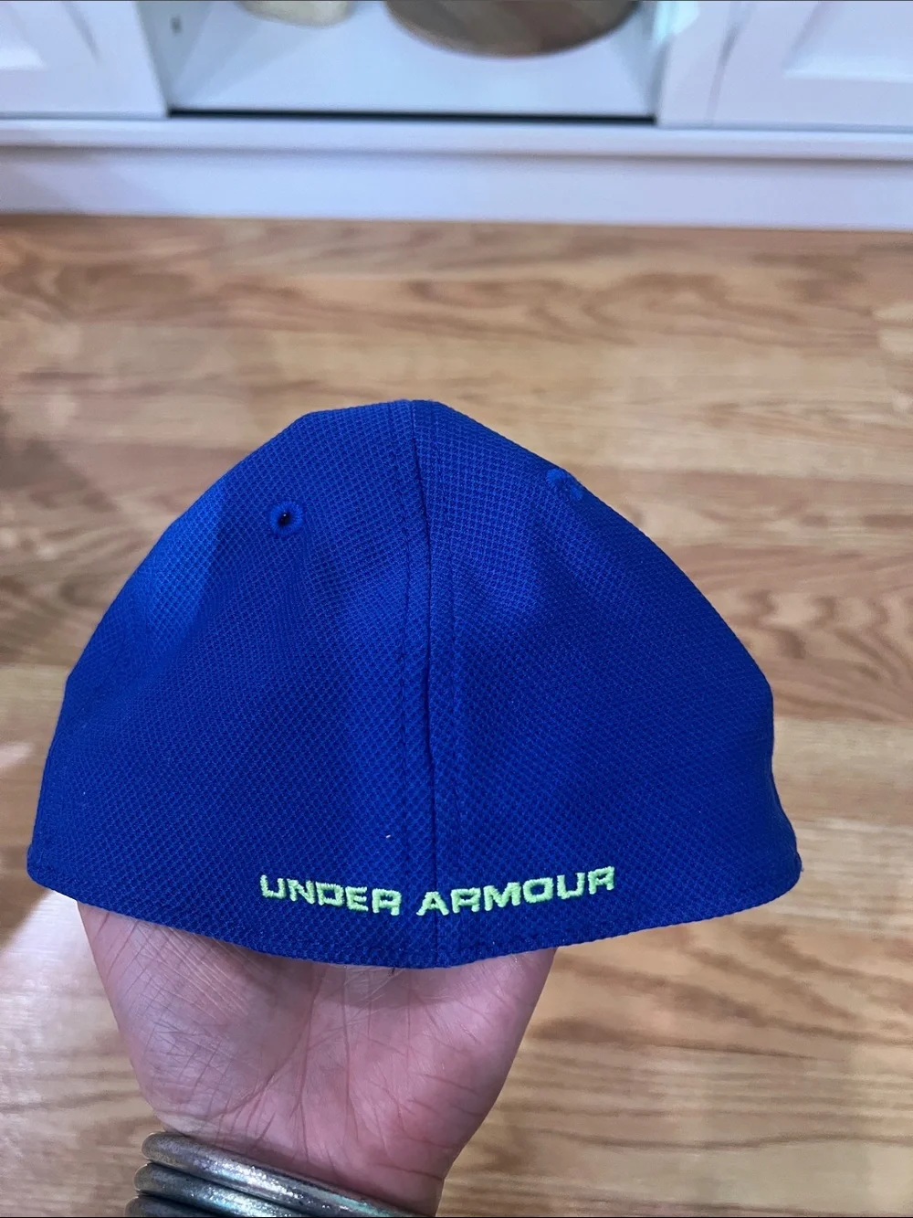 Under Armour Kids Blue Baseball Cap with Contrasting Logo